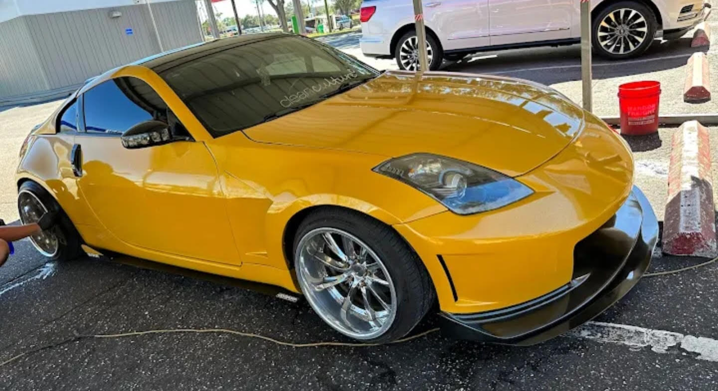 thewisemencarwash yellow